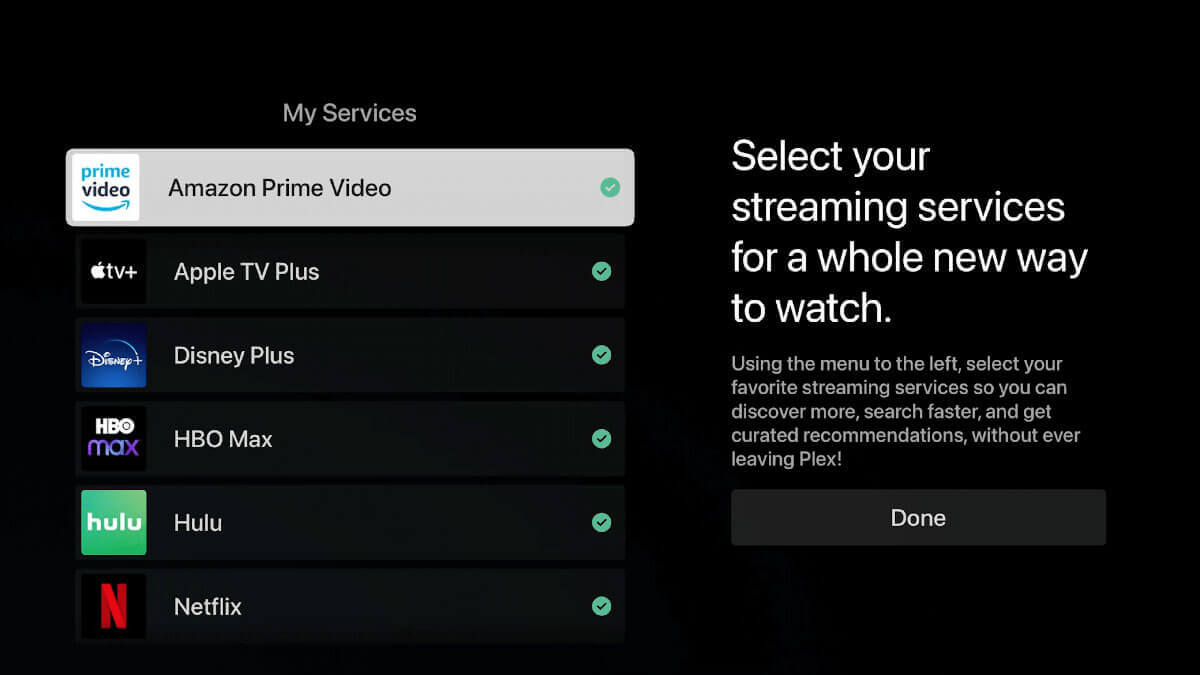 easy to connect your subscription services to Netflix, Prime video and others 